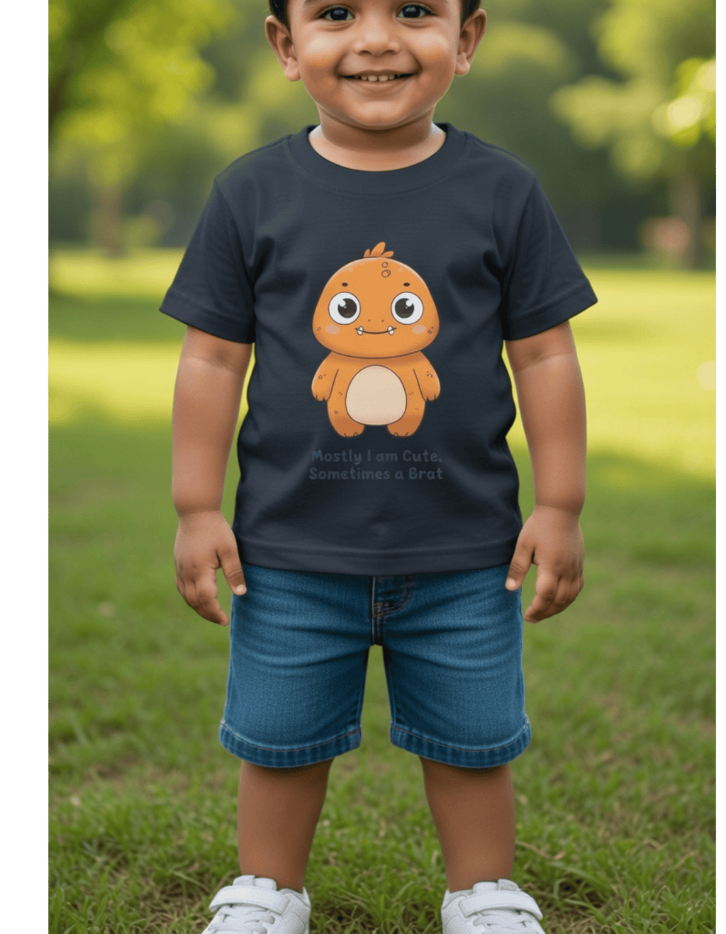 Cute Brat Dinosaur Tee