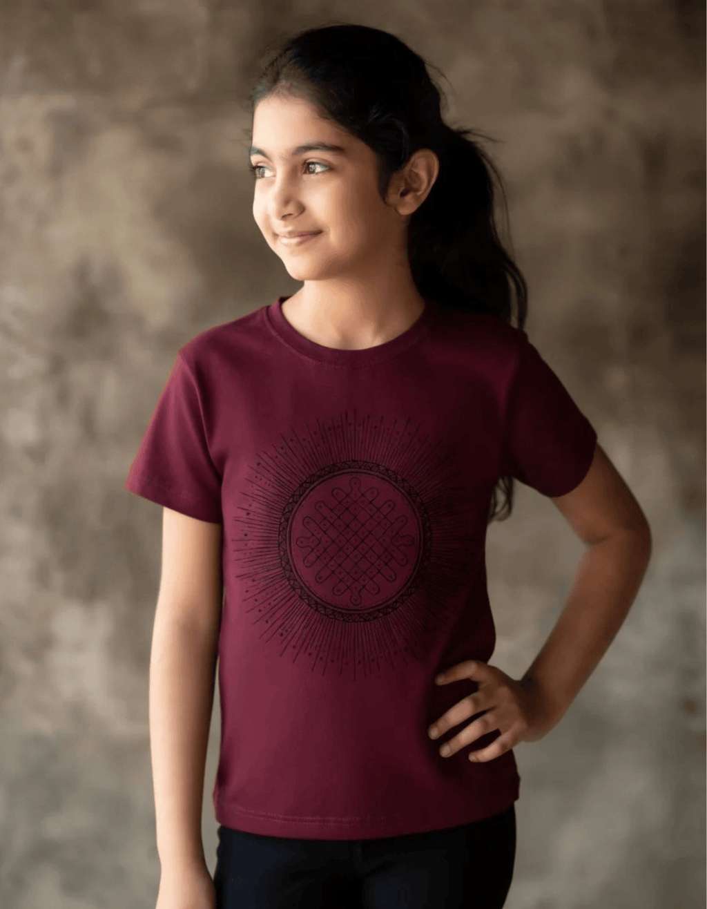 Kolam Sunburst Graphic Tee –  Unisex